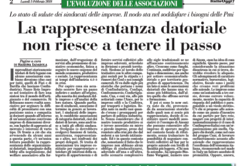 L’evoluzione delle associazioni di imprese: la posizione di AISOM