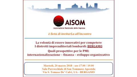 BERGAMO, 20 marzo 2018_La volontà di essere innovativi per competere