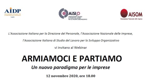 WEBINAR_Armiamoci e partiamo. Un nuovo paradigma per le imprese_12 novembre 2020 ore 18,00