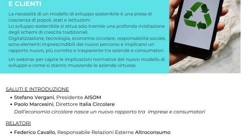 WEBINAR_AISOM_ECONOMIA CIRCOLARE_RAPPORTO AZIENDE e CONSUMATORI_20 maggio 2021